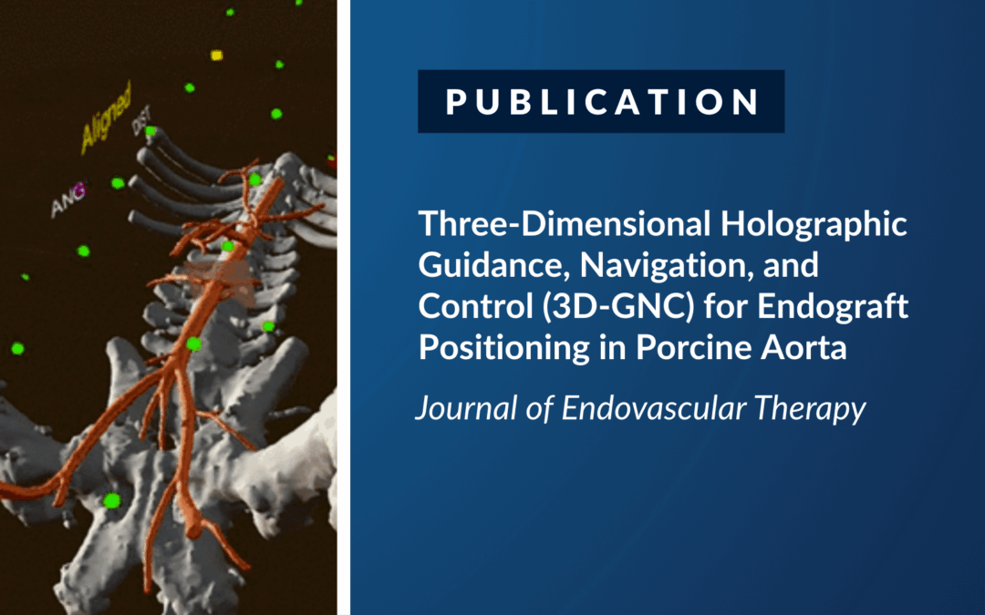 Journal of Endovascular Therapy: Three-Dimensional Holographic Guidance, Navigation, and Control for Endograft Positioning in Porcine Aorta