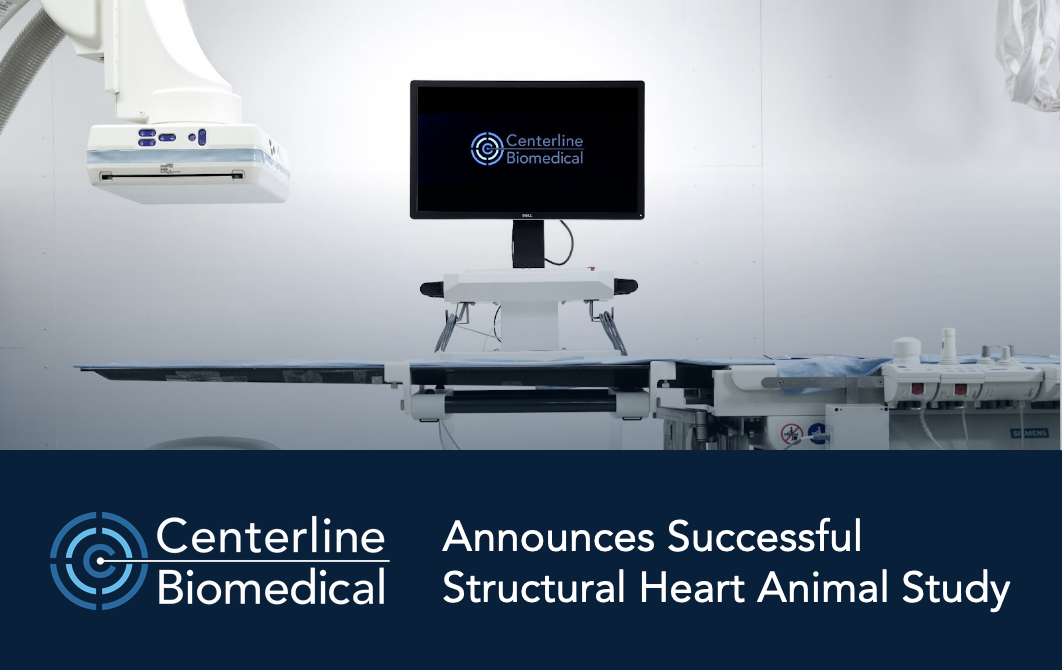 Centerline Biomedical Announces Successful Structural Heart Animal Study